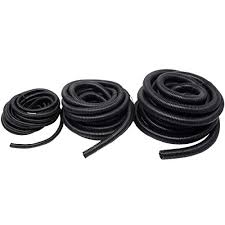 Solution for wrapping wires with insulating tape. 20 Ft Split Loom 1 4 1 2 3 4 Black Wire Harness Wrap Cover Sleeve Conduit Pricepulse