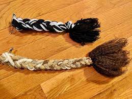 Diy Animal Tail Tutorial Using Yarn Diy Costumes Kids Animal Costumes Diy Lion Costume Diy