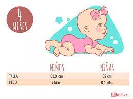 Bebe De 4 Meses Desarrollo Del Bebe Mes A Mes