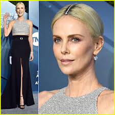 She is one of the hottest women in movies and on tv. Charlize Theron Wears Diamonds In Her Hair For Sag Awards 2020 2020 Sag Awards Allison Janney Charlize Theron John Lithgow Sag Awards Just Jared