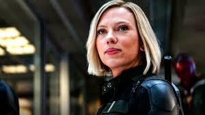 A styling product is applied to highlight the blonde and the sides have a low fade. Black Widow Helps Explain Why Natasha Dyed Her Hair Blonde For Avengers Infinity War The Direct