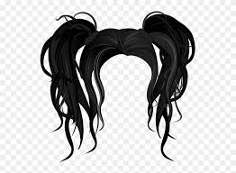 When drawing this type of hair, i like to put more emphasis on pattern and flow. Transparent Hair Clipart Transparent Black Hair Drawing Transparent Png Download 5700520 Pinclipart