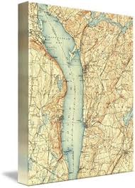 Amazon Com Imagekind Wall Art Print Entitled Vintage Map Of