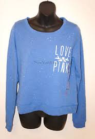 Victorias Secret Love Pink Sweater Pull Over Long Sleeve