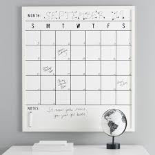 No Nails Oversized Framed Dry Erase Calendar Dry Erase Calendar Dry Erase Wall Organization