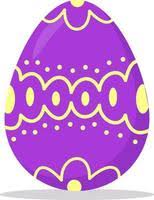 vector ilustración de un Pascua de Resurrección huevo con un hermosa  modelo. Pascua de Resurrección huevo con un modelo. vector aislado  dibujo.postal.a plano ilustración dibujado por mano. 21983919 Vector en  Vecteezy