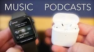 How To Listen To Music And Podcasts On Apple Watch Airpods Youtube