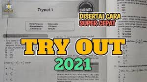Soal try out smp 2021. Try Out Matematika Smp Tahun 2021 1 20 Youtube