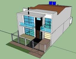 House 3d Skp Model For Sketchup In 2020 House Design Detached House