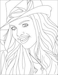 Selena gomez coloring pages : Drawing Selena Gomez 123824 Celebrities Printable Coloring Pages