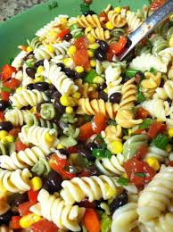 Black Bean And Corn Salad Recipe With Italian Dressing Black Bean Corn Pasta Salad I Love Cold Salads For Lunch Recipes Corn Pasta Lunch Salads