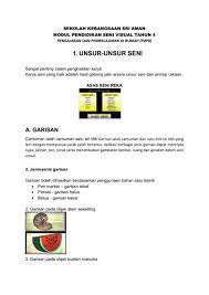 Jalinan pada batang pokok d. Modul Nota Pendidikan Seni Visual Tahun 4 Flip Ebook Pages 1 20 Anyflip Anyflip