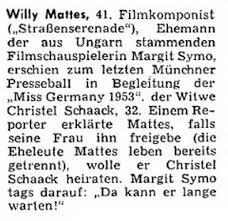 Willy mattes, conductor) / benjamin godard; Willy Mattes Www Rocknroll Schallplatten Forum De