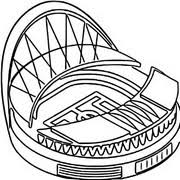 Nice aerial picture of a football stadium. Coloring Pages Euro 2020 2021 Morning Kids