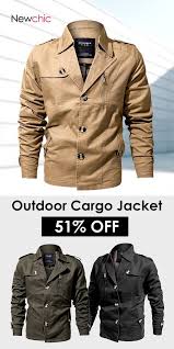 Mens Outdoor Military Epaulets 100 Cotton Casual Cargo Jacket Mensfashion Outdoor Jacket Jackets Cargo Jacket Men S Coats And Jackets