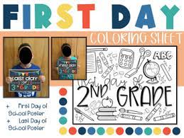 Have students use wixie's image, text, and recording tools to create their page, combine them together into one file in in second grade, students learn to partition circles and rectangles into two, three, or four equal shares. First Day Of 2nd Grade Coloring Page By Teacher Miss Beck Tpt