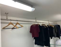 Edelstahl Garderobe Deckenmontage Garderobe Stange Kleiderstange Garderobenstange