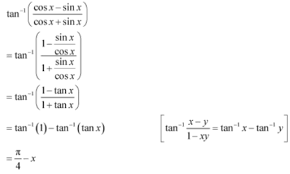 A is opposite to a, b opposite b, c opposite c: Write The Function In The Simplest Form Tan 1 Cos X Sin X Cos X Sin X 0 X P Cbse Class 12 Maths Learn Cbse Forum