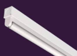 New bulbs in each fixture. T8 Narrow Fluorescent Strip Light Fixtures 24 Inch 866 637 1530