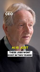 Godfather of AI, Geoffrey Hinton, reveals what jobs won't exist in just 2  years 🤯 #podcasts #AI #artificial #artificialintelligence