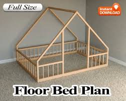 Page 2 of 5 railyard prowess woodwork plan downloadable pdf. Montessori Floor Bed Plan Full Size Pdf Diy Artofit