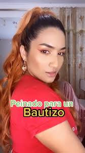 Peinado fácil para un bautizo en Colombia