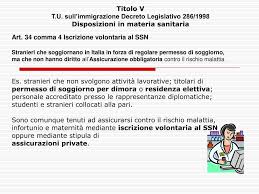 Emana il seguente decreto legislativo 25 luglio 1998, n. Ppt Il Diritto Alla Salute Dei Cittadini Stranieri Powerpoint Presentation Id 6966101
