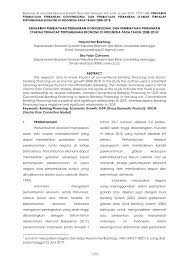 Check spelling or type a new query. Pdf Pengaruh Pembiayaan Perbankan Konvensional Dan Pembiayaan Perbankan Syariah Terhadap Pertumbuhan Ekonomi Di Indonesia Pada Tahun 2008 2018