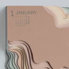 Land Rover Topographic Calendar By Zeynep Orbay Calender Design Calendar Design Graphic Design