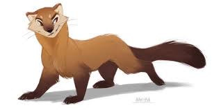A Pine Marten Aka Squirrel Assassins Of The Forest I Love Sketching These Little Dudes Spirit Animal Art Animal Drawings Cute Animal Drawings