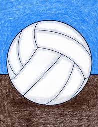Volleyball drawing sports coloring book png 512x512px volleyball auto part ball beach ball beach volleyball download from img.favpng.com similar to indoor volleyball, the objective of the game is to send the ball over the net and to ground it. How To Draw A Volleyball Art Projects For Kids