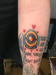 The power and beauty of lucky tattoo symbols is that they carry no expiration date, and will wear as well as they assist. 4 Years Ago My Dad Died To Cancer He Was The Soul Reason I Got Into Gaming It S Only Right My First Gaming Tattoo Is Next To His Memorial On My Arm