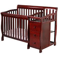 Dream On Me Jayden 3 In 1 Portable Crib Convertible With Changer In Cherry From Walmart Com Cunas Habitaciones Bebes Decoracion De Habitaciones