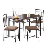 A beautiful vintage 1940's wrought iron garden dining set with round table and 4 matching chairs. Metal Dining Sets Walmart Com
