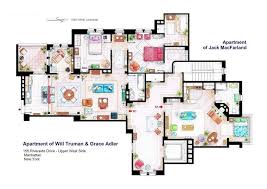 Detailed Floor Plan Drawings Of Popular Tv And Film Homes Floor Plan Sketch Floor Plan Drawing Apartment Floor Plan