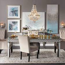 When the box arrived, there were two punctures in it, one in the front and one in the back. Mirrored Console Table Contemporary Classy Z Gallerie