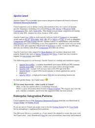 Common ways to obtain runtimecamelexception. Apache Camel Enterprise Integration Patterns X Path Application Programming Interface