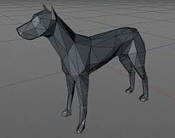 Low Poly Dog 3d Printable Model Low Poly Low Poly 3d Models Print Models