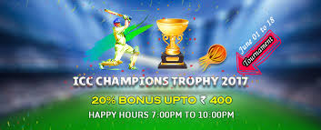 Icc champions trophy 2017 latest updates. Rummy Promotion Get 20 Instant Bonus With Champions Trophy 2017