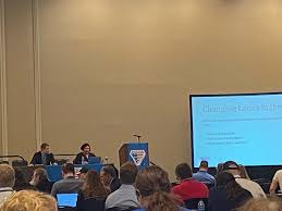 Nancy Foti and Keenan Danehey present at 2023 NOVA