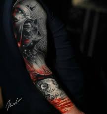Iller Works Artis Star Wars Tattoo Sleeve Geek Tattoo Star Wars Tattoo