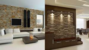 أفكار تصميم جدران الحجرية الحديثة أفكار لتزيين جدران غرفة المعيشة ديكور حائط المنزل Youtube