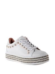 Mit aufgestickten perlen, rocailles, glasstiften und pailletten, die in den unterschiedlichsten farben erhältlich sind, schmücken sie ihre selbst gemachten modelle oder auch fertige konfektion und accessoires. Twinset Sneaker Weiss Sneaker 191tcp166001 Ikrix Shop Online