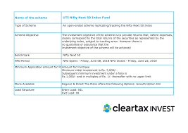 Uti Nifty Next 50 Index Fund Nfo
