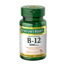 We did not find results for: Nature S Bounty B 12 5000mcg 40 Tablets In Pakistan
