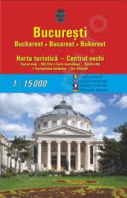 Este locul cel mai paradoxal al bucureştiului, find în același timp vechi, dar şi modern. Bucuresti Harta Turistica Pliata 50x70cm Centrul Istoric Editie 2019