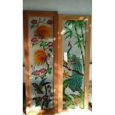 Lukisan dinding depan rumah sabalukisan. Kaca Lukis Untuk Jendela Dan Pintu Shopee Indonesia