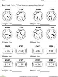 calculate elapsed time worksheet education com time worksheets elapsed time worksheets math time