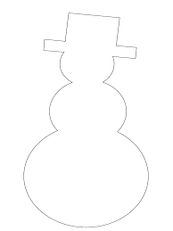 Winter bounty | urban threads: Winter Coloring Pages Snowman Shape