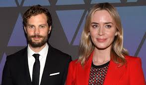 Jamie dornan, still handsome af, but his hotness contained in a suit. Jamie Dornan And Emily Blunt Friends For Life After Filming In Ireland
